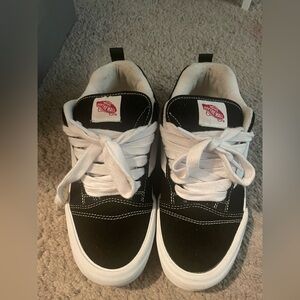 Vans , black , white , size 8